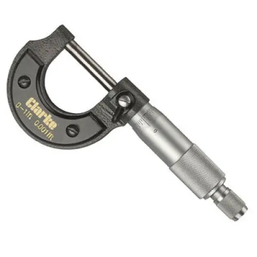 0–1 Inch Sae Micrometer – Steel Frame Outside Micrometer For Fine Dimensional Measurement 1