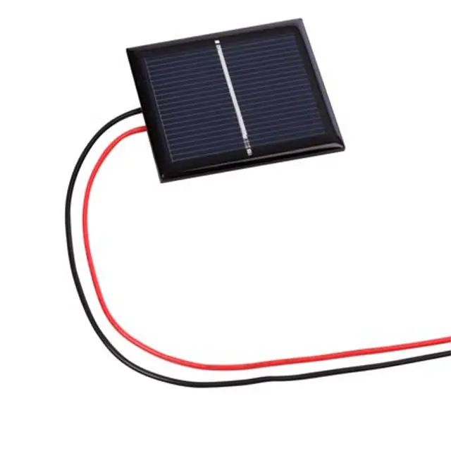 0.5V Solar Panel – 400 Ma Output, 1.7×1.5 Inch With Lead Wires 1