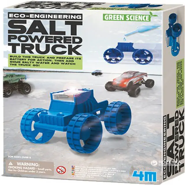 00-03409 Salt-Powered Toy Truck – Eco-Friendly Stem Vehicle Kit 1