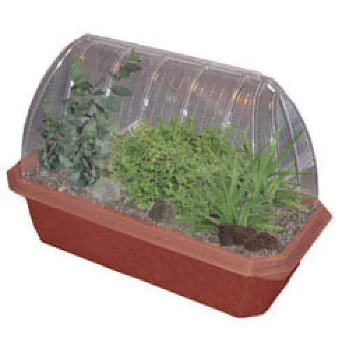 000056 Windowsill Greenhouse Kit – Healing Garden Mini Greenhouse 1