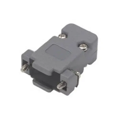 01088 Two-Piece Gray Plastic Db9 Connector Hood With Hardware (10 Per Pack) 1