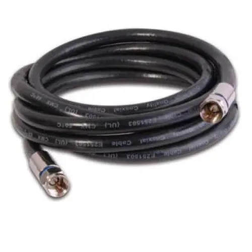 01690 - 75Ft Black Rg6U Coaxial Cable Rated To 3 Ghz With Ft4 Fire Rating 1