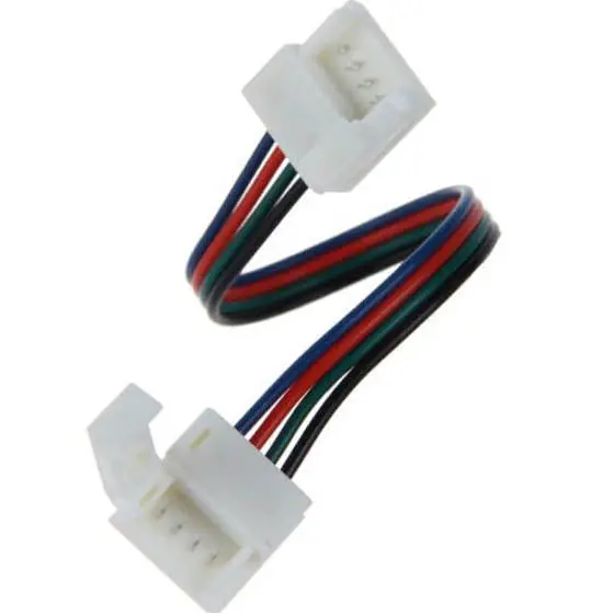 02288: 4-Pin Snap-On Led Strip Connector — Female-To-Female, 10Mm Width, 15Cm Lead Included 1
