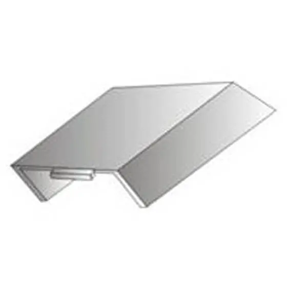 02399 White End Cap – 1.5" × 0.75", For Kfj-5469 Raceway Systems 1