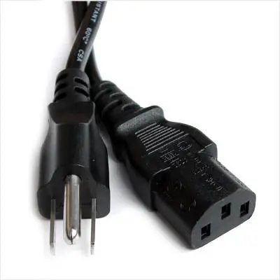 0421-15 Svt Instrumentation Cord – 3/18 Awg, 15 Ft Black, Nema 5-15P To Female C13 1