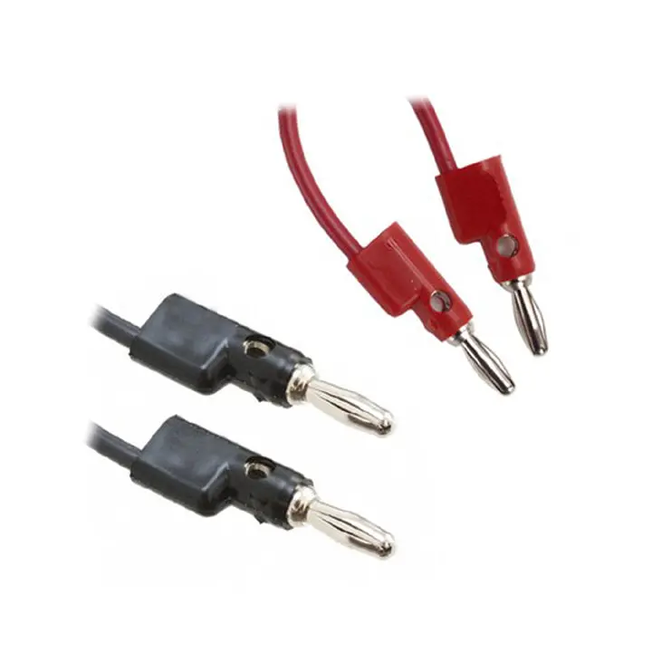 05Als04 - 3-Foot Banana Plug-To-Plug Test Lead Set, Red And Black Pair 1