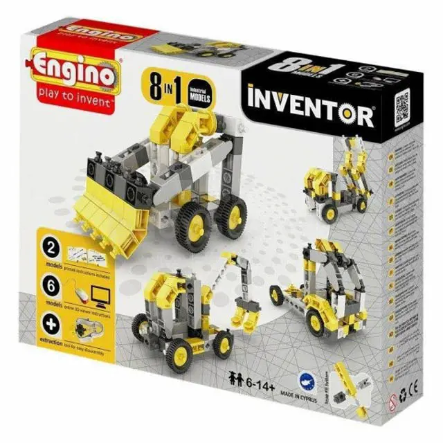 0834Ca - Engino Beginner Building Kit (8 Creative Models) 1