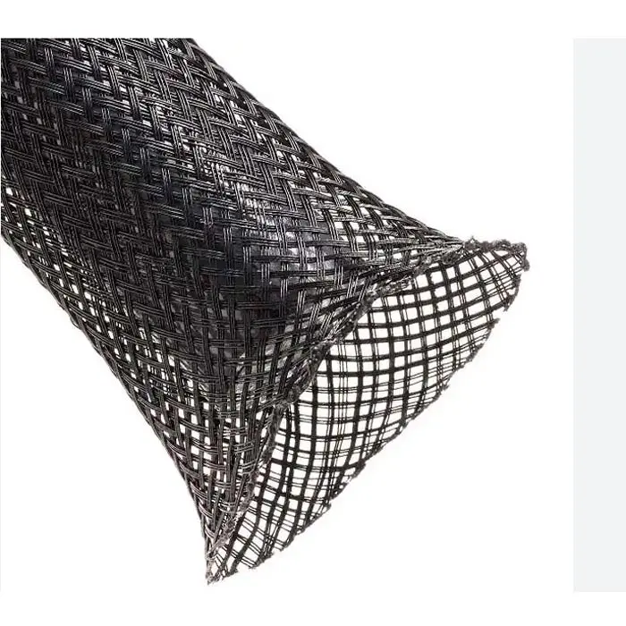 1/2-Inch Black Flame-Retardant Expandable Sleeve – 10 Ft, Vw-1 Rated (Expands 1/4–3/4 In) 1