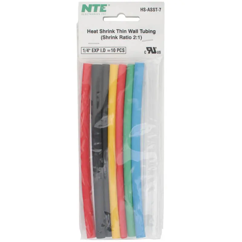 1/4-Inch Heat Shrink Tubing Collection – 6-Inch Segments, 10 Colors, 2:1 Shrink 1