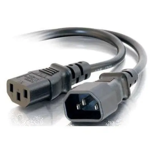 1.5-Foot Jumper Cord – Sjt, 3-Conductor, 14 Awg, C14 To C13, Black 1