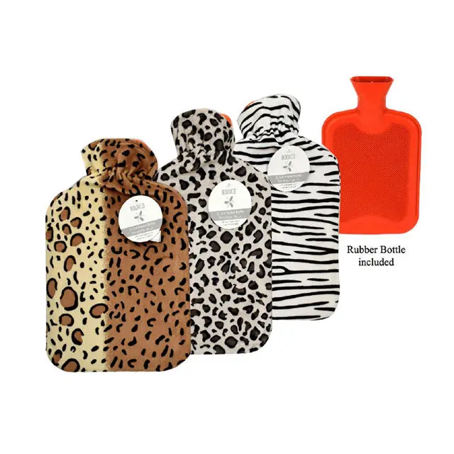 1.7-Liter Hot Water Bottle – Rubber Therapy Pack With Removable Washable Cover 1