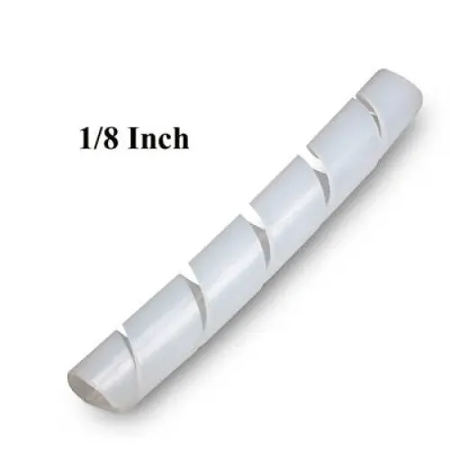 1/8-Inch Spiral Cable Organizer – Natural, 30 Feet, Stretches To 1/2 Inch 1
