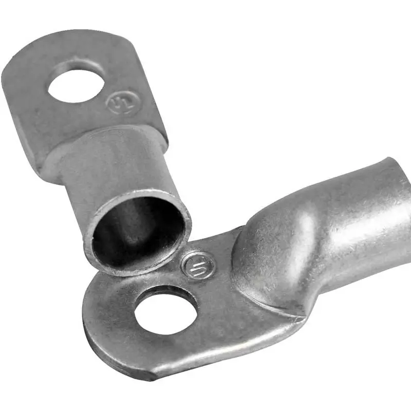 1 Awg Tinned Copper Crimp Lug With 5/16" Stud (7.9 Mm), 16.8 Mm Width – Pack Of 2 1
