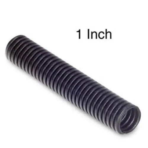 1-Inch Split Loom Tubing – Black Polyethylene, 50-Foot Roll For Cable Management 1