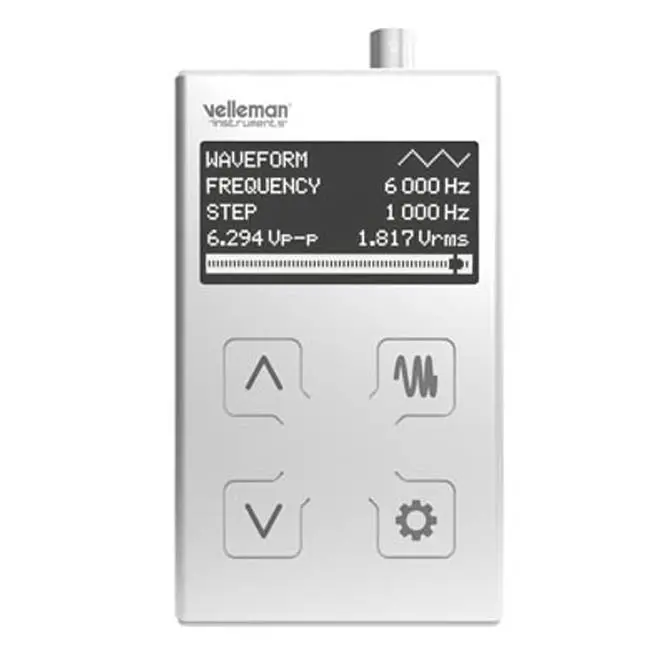 1 Mhz Pocket Function Generator – Sine, Square, Triangle Waveforms, Compact Benchtop Signal Source 1