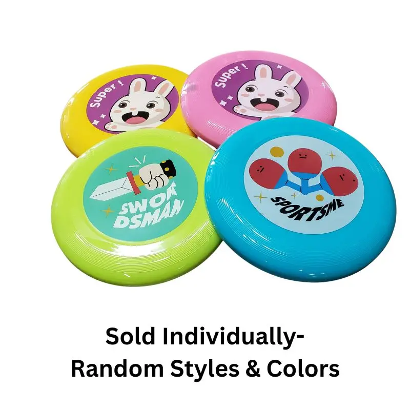 10-Inch Assorted-Style Flying Disc Set – Multi-Color Design (K2Sf 348) 1