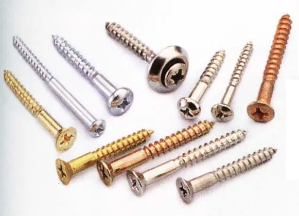 #10 × 1.25-Inch Robertson Flat-Head Wood Screw – Nickel-Plated (12-Pack) 1