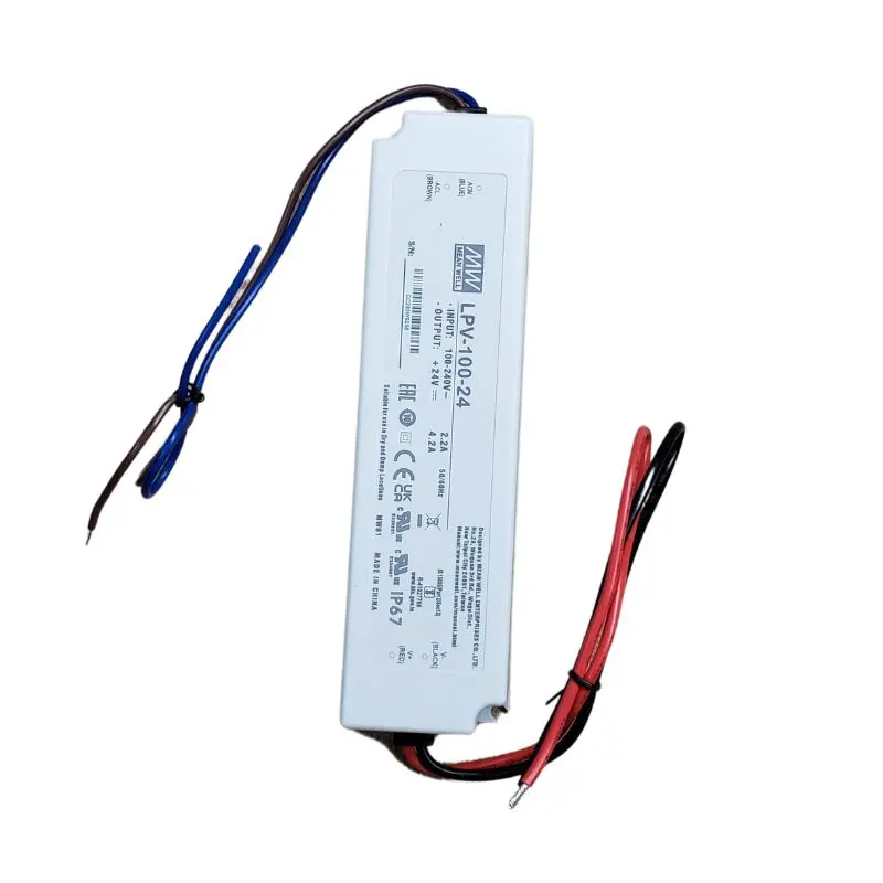 100W Waterproof Led Driver – 24Vdc, 4.2A, Ip67 Rated – Input 90–240Vac 1