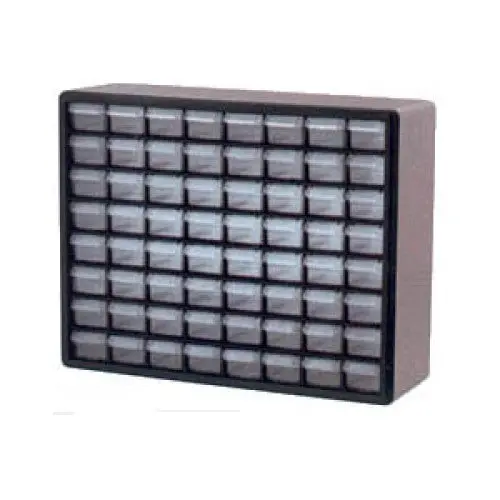 10164 64-Compartment Storage Cabinet – 20" X 15.81" X 6.37" Steel Frame 1