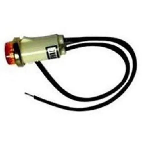 11-2366 – 250V Red Neon Indicator, 12Mm Snap-In Flat Dome 1
