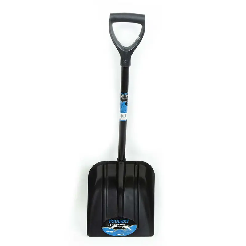 11-Inch Snow Shovel – Polypropylene Blade, Fiberglass D-Handle 1