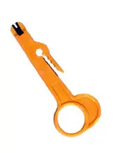 110-Type Punchdown Tool With Built-In Utp Cable Stripper – Compact Design 1