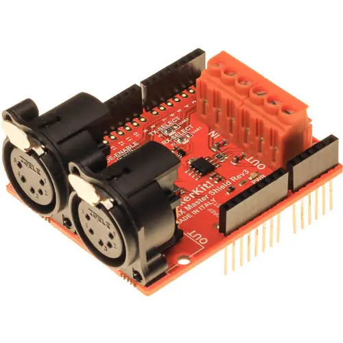 111532 Tinkerkit Dmx Master Shield — Arduino-Compatible Lighting Control Interface 1