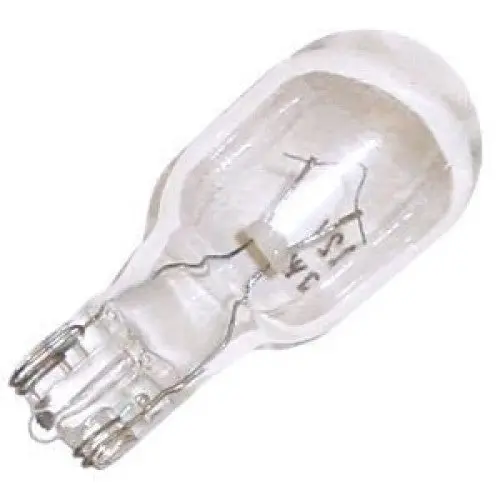 12.8V Wedge Base Automotive Bulb – T5 Size, 16×38Mm, Dual-Pin (2-Pack) 1