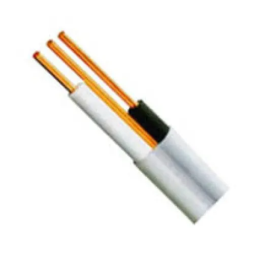 12-Awg Dual-Conductor Electrical Wire – 75 M, Red, Solid Copper, Dry-Location Household Use 1