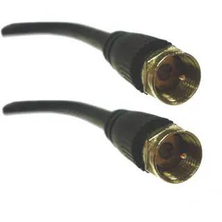 12-Foot Rg59 Video Cable – F-Type Male To Male, Gold-Plated Connectors 1