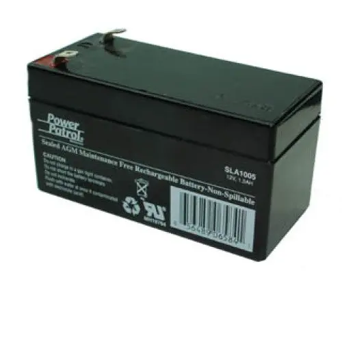 12 V 1.3 Ah Sealed Lead-Acid Battery – Qt Terminal, 3.81" × 1.77" × 2.05" (Part #Sla1005) 1