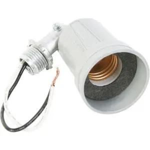 120V 150W Lamp Holder For Par38 Bulbs – Weatherproof, Suitable For Wall Or Ceiling Mounting 1
