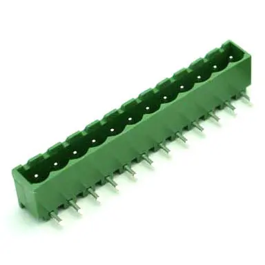 13-2812 12-Position Pcb Terminal Block – 5.08 Mm Pitch, 15A/300V, Closed-Side Housing 1