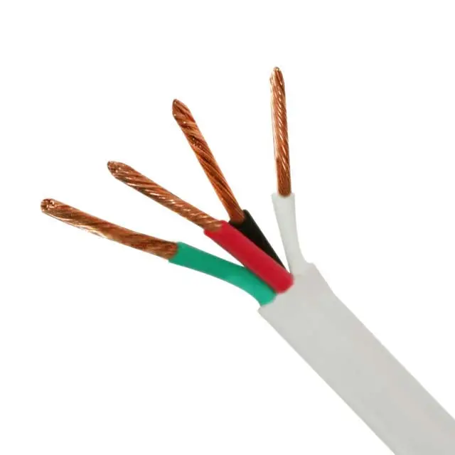 14 Awg 4-Conductor Speaker Wire – 500 Ft White Oxygen-Free Copper 1