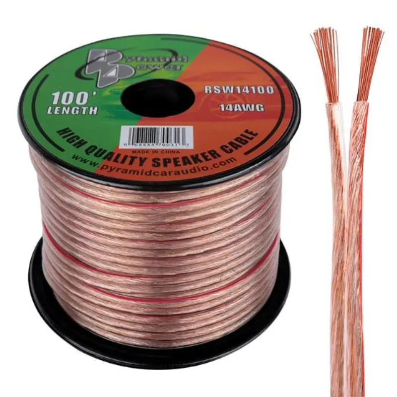 14 Awg Speaker Wire – Standard Stranded, 100-Foot Spool 1
