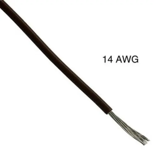 14 Awg Stranded Brown Tc-Er Cable – 100 Ft, Pvc Insulated, Ft1 Rated, 600V, 15°C 1