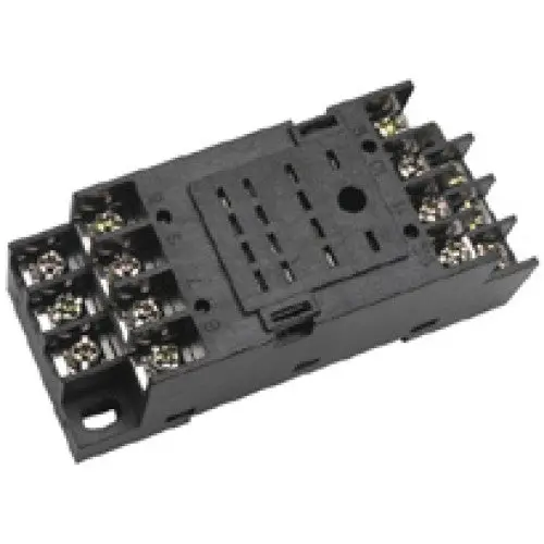 14-Pin Relay Socket – Screw-Terminal Mount For Surface Or Din Rail Installation 1