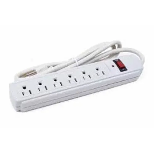 140001 - 6-Outlet Surge Protector Power Strip With 6-Foot Cord And 280-Joule Protection 1