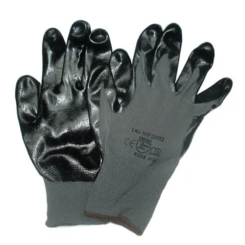 14I-Nf2002-9 Gray Nitrile Gloves – Large, Superior Grip & Chemical Resistance, 12-Count 1