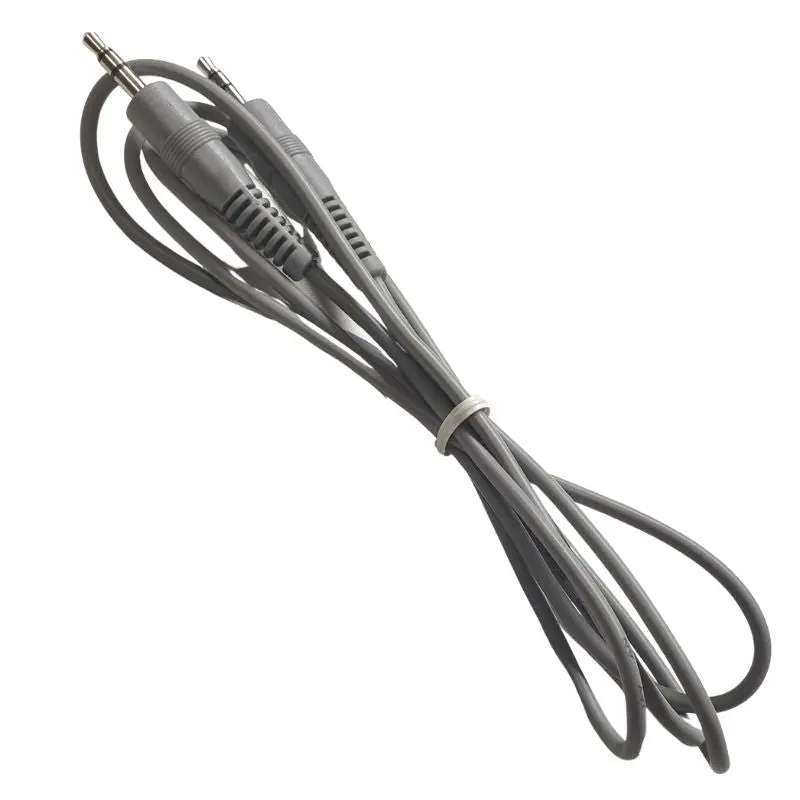 15 Ft 3.5 Mm Stereo Audio Cable – Gray, Plug-To-Plug, High-Fidelity Analog Signal Transfer 1