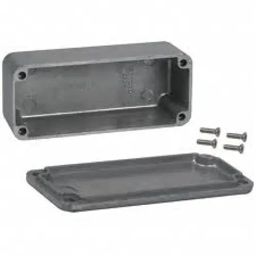 1590G Miniature Die-Cast Aluminum Project Housing – 3.9" × 2" × 1" 1