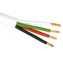 16/4Ofc-Wt – 500-Foot White In-Wall Speaker Cable, 16 Awg, 4-Conductor, Cl3-Rated, Ft4 Compliant 1