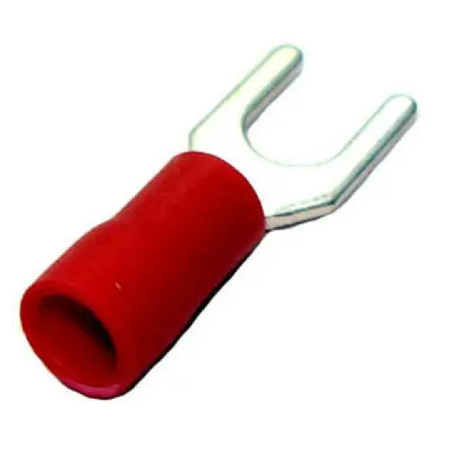 160125-100 Red Spade Connector For #8 Wire, 22–18 Awg, 4.2 Mm Id, 7.2 Mm Width — 100-Pack 1