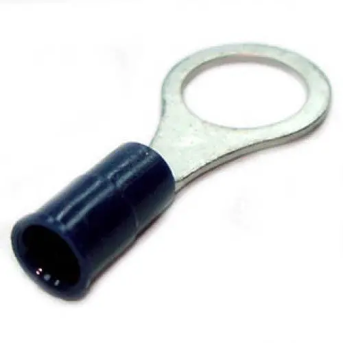 160207-2010 Blue Ring Terminal – 3/8" Stud, 16–14 Awg, 10.6 Mm Id × 13.6 Mm Od, 10-Pack 1