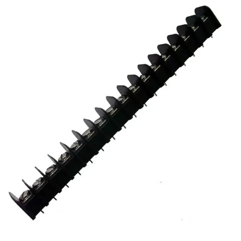 17-Pole Single-Row Pcst Terminal Block, 9.5Mm Centerline, #6-32 Screw, 15.6Mm Width 1