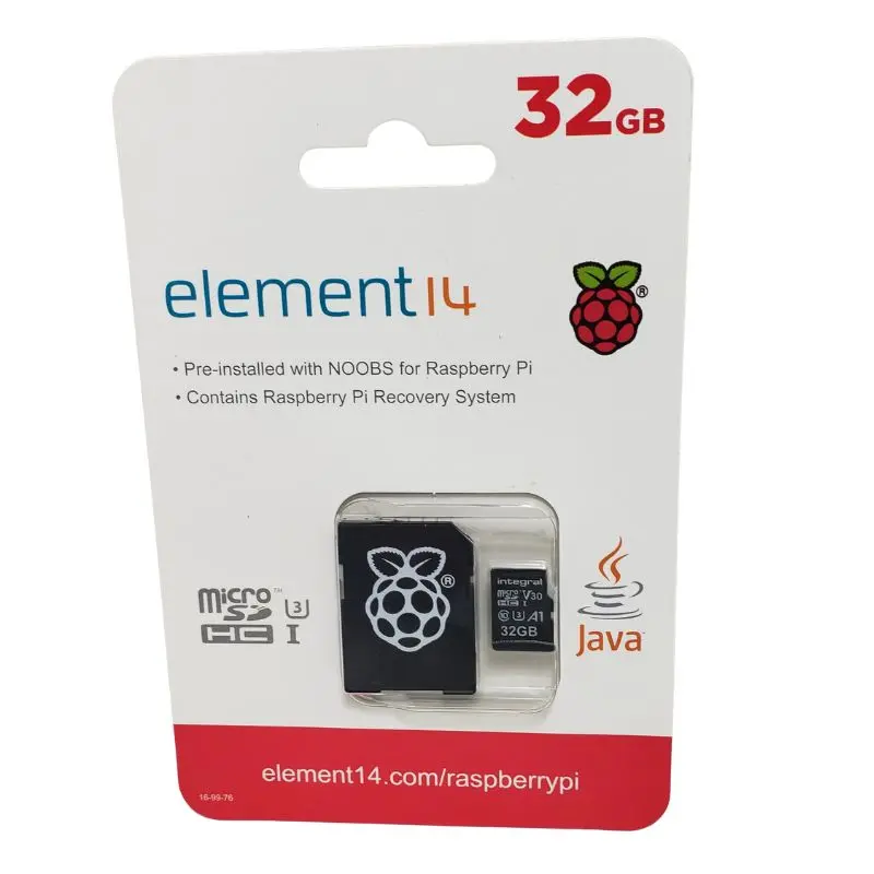 1821-Qb1Yy Raspberry Pi Microsd Card — 32Gb Class 10 With Noobs Preloaded 1