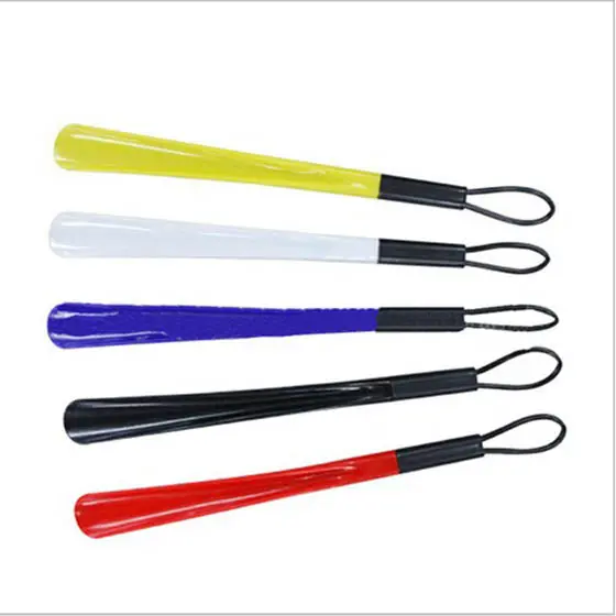 19-Inch Color-Assorted Shoe Horn For Comfortable Sock And Shoe Slipping 1