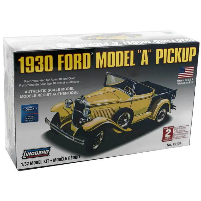 1930 Ford Model A Pickup Kit – 1/32 Scale Vintage Vehicle Assembly Model 1