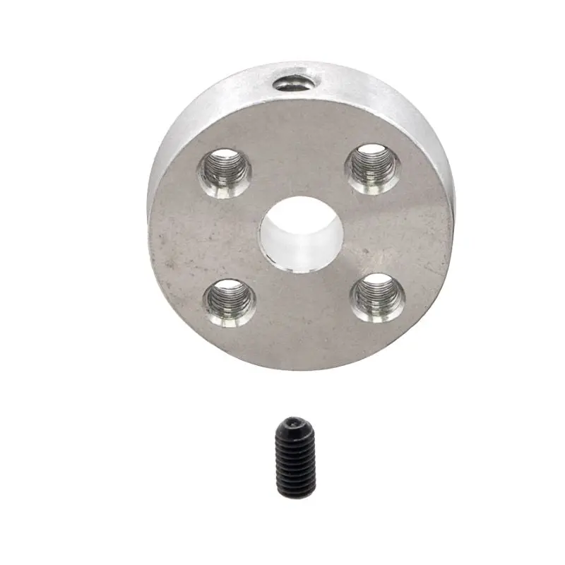 19Mm Aluminum Motor Mounting Hub – Compatible With 4Mm Shafts, M3×4 Threaded Inserts 1