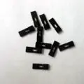 2.5 Mm Black Shorting Jumpers – Plastic Housing, Pack Of 100 1